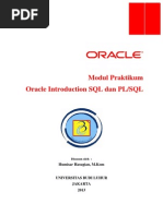 Download Modul Oracle Introduction SQL Dan PLSQL by imamhalim SN241551068 doc pdf