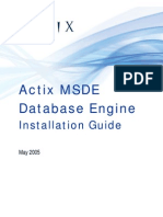 MSDE Installation Guide