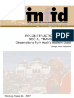 Working Paper 4 - Reconstruction Without Social Transformation