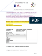 Application Procedure of European Union Organisation