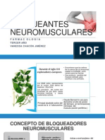 Bloqueantes neuromusculares: historia, clasificación y mecanismos de acción