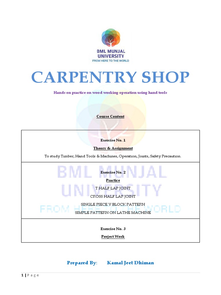 Carpentry Workshop Manual Pdf Plywood Wood