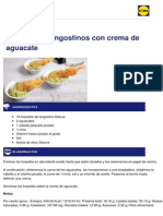 Lidl Recetas - Torpedo de Langostinos Con Crema de Aguacate - 2014-01-07