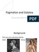 Della Valle, Pygmalion and Galatea