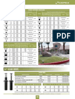 Fixed Pattern Nozzles: Designation Model Euros/Unit Unit/Box Code
