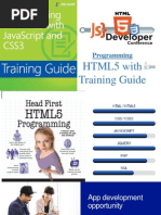 Programming in HTML5 With JavaScript and CSS3 Specialist