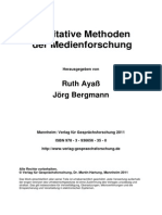 Ayas - Bergmann - Qualitative Methoden Der Medienforschung