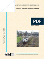 Download Working Paper Proyek Efisiensi Perkeretaapian by INFID JAKARTA SN24156672 doc pdf