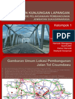 Pelaksanaan Jembatan Jalan Tol Cisumdawu