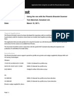 Application Note Phoenix Bracelet Scanner