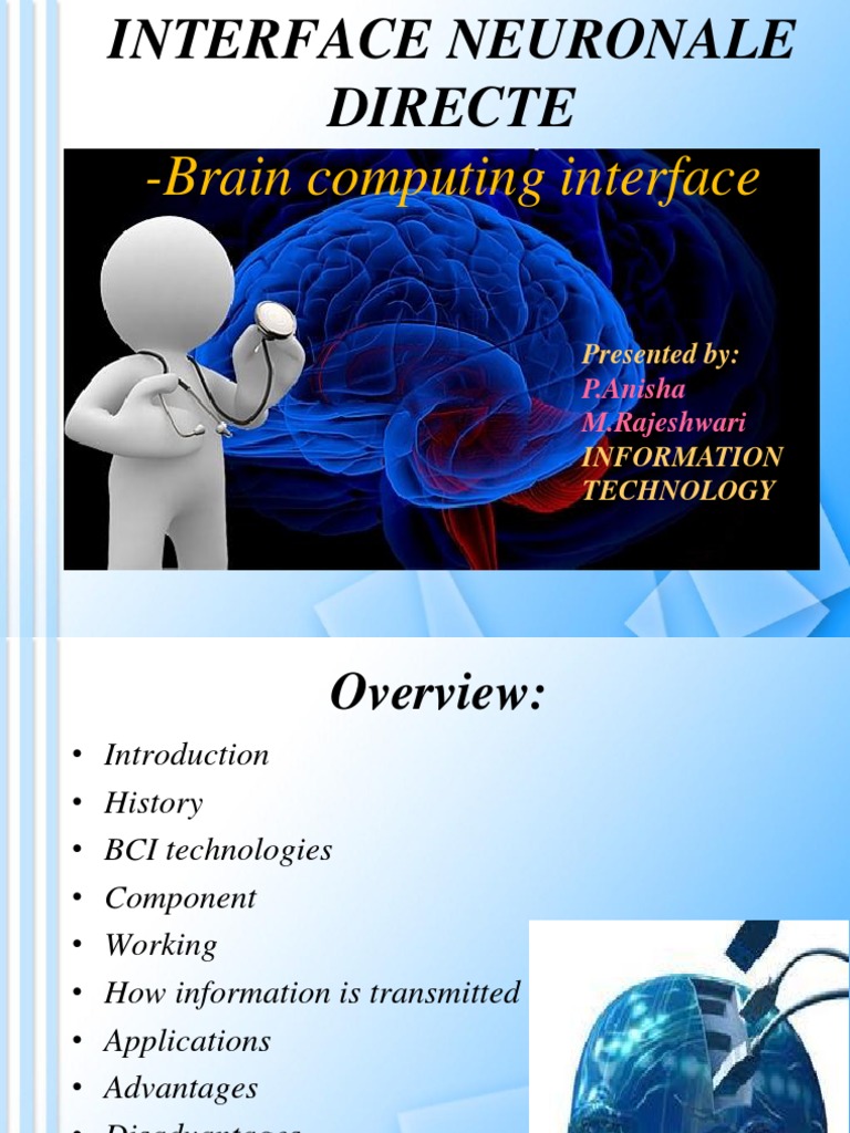 Brain-Computer Interface Overview | PDF | Brain | Neuroscience
