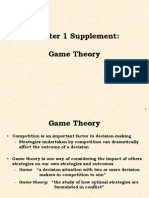 Game Theory Chapter Overview