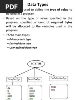 Data Types