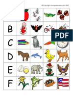 A B C D E F: Alphabet Pictures