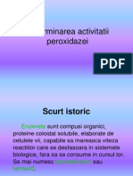 Determinarea Activitatii Peroxidazei