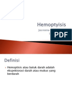 Hemoptyisis