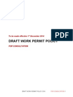 Home Affairs Work Permit Policy