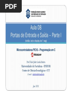 Aula 08 - Portas de Entrada e Saída (Botão, Led e Display de 7 Seg) – Parte I
