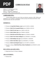 Curriculum Vitae: Radhey Shyam