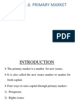 Chapter .6. Primary Market