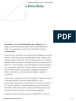 Significado de Eucaristia - O Que É, Conceito e Definição