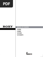 Mesa de Som Roxi Vx 802