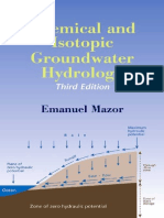 Chemical and Isotopic Groundwater Hydrology, 3rd Edition , Emanuel Mazor