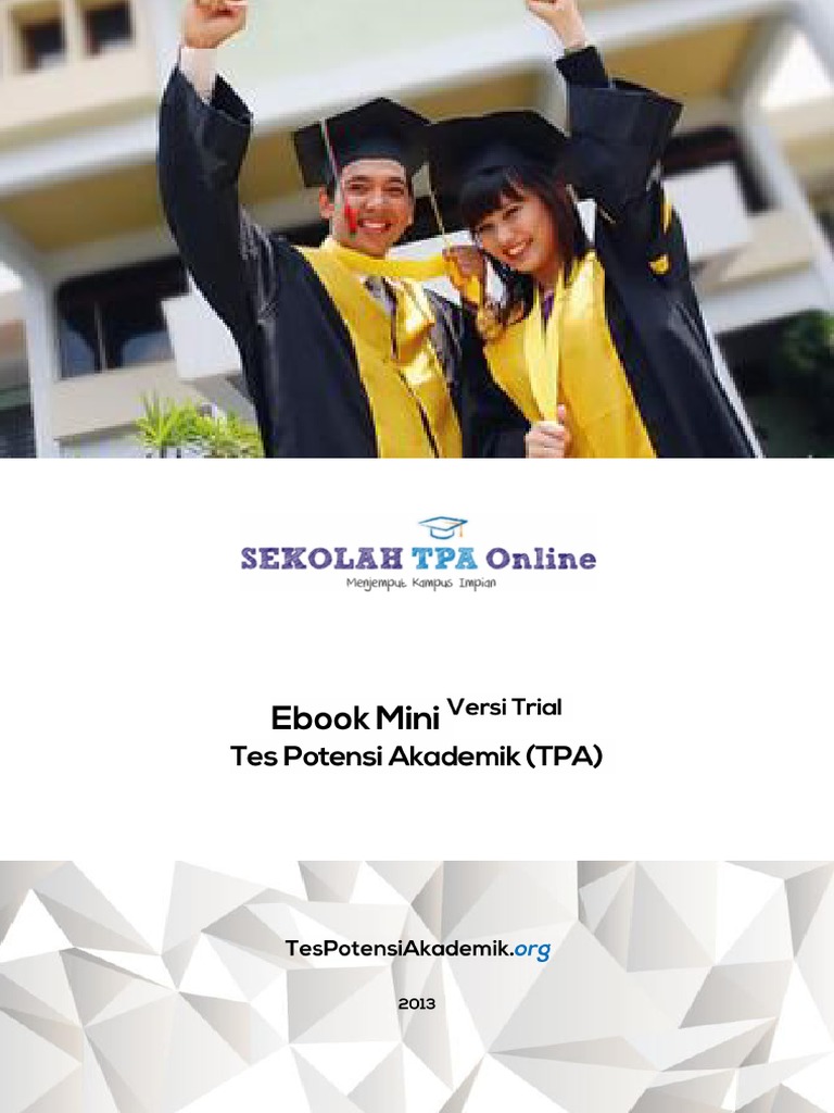 eBook Contoh Soal Tes Potensi Akademik TPA Snmptn Bappenas ...