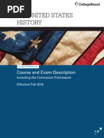 AP Us History Course and Exam Description