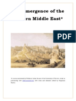 The Emergence of the Modern Middle East