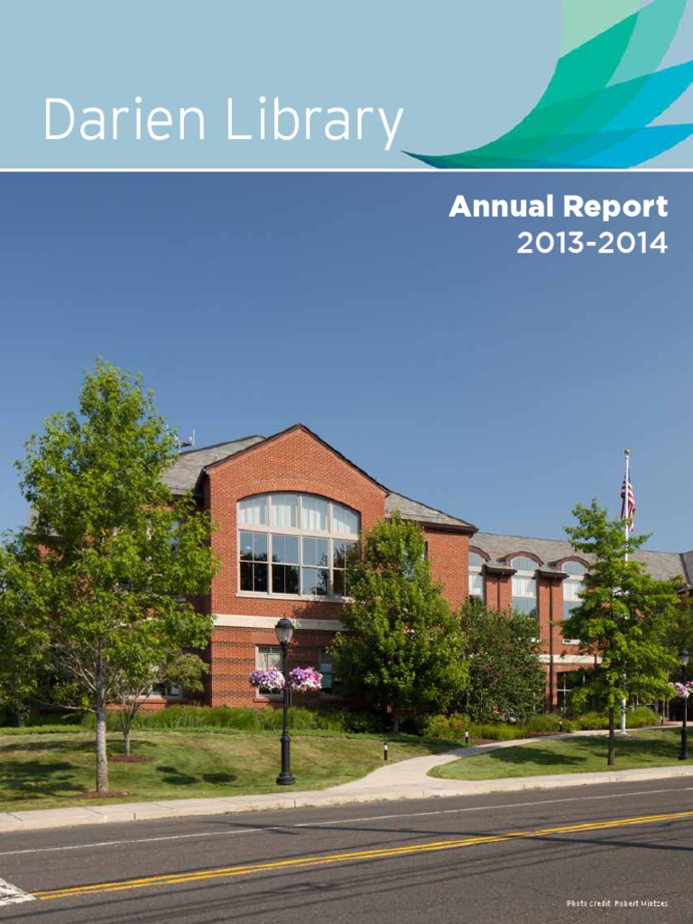 Darien Library Annual Report 2013-14 | PDF | Libraries | Fundraising