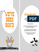 Halloween BOO Sign by Petite Party Studio