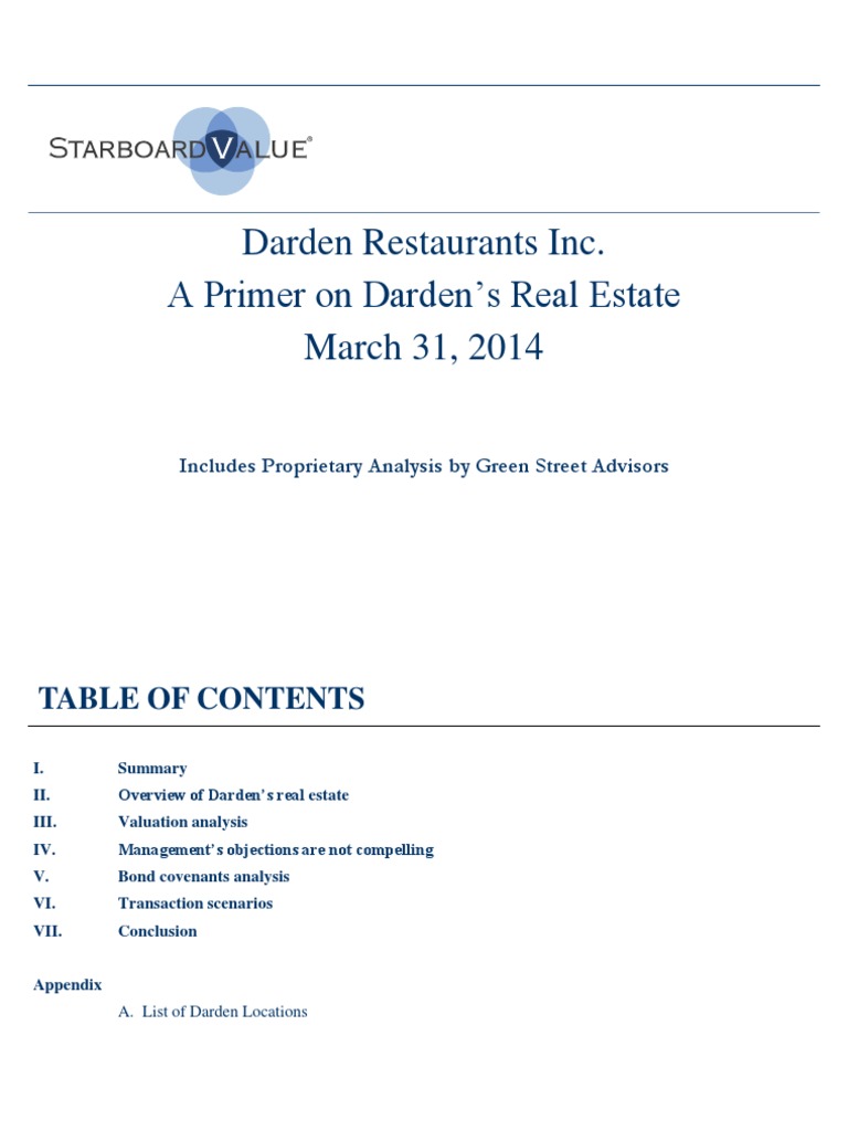 Darden Real Estate Primer PDF Real Estate Appraisal Valuation