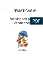 33419843 Cuaderno de Matematicas Verano 6º