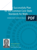 WP JSG How To Successfully Plan For The Ccss For Math