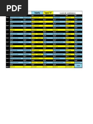 TapouT XT 13 Week Hybrid Workout Program Combining Elements of