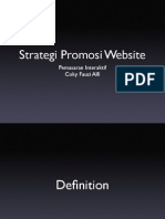 Strategi Promosi Website