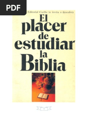 El Placer De Estudiar La Biblia Biblia Espíritu Santo - 