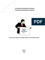 O Projeto de Pesquisa 2009 PDF