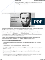 Abraham Lincoln - Cerita Motivasi - Kumpulan Kisah Inspirasi Terbaik PDF