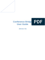 Conference Bridge User Guide v1.0