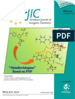 European Journal of Inorganic Chemistry: Cover Picture