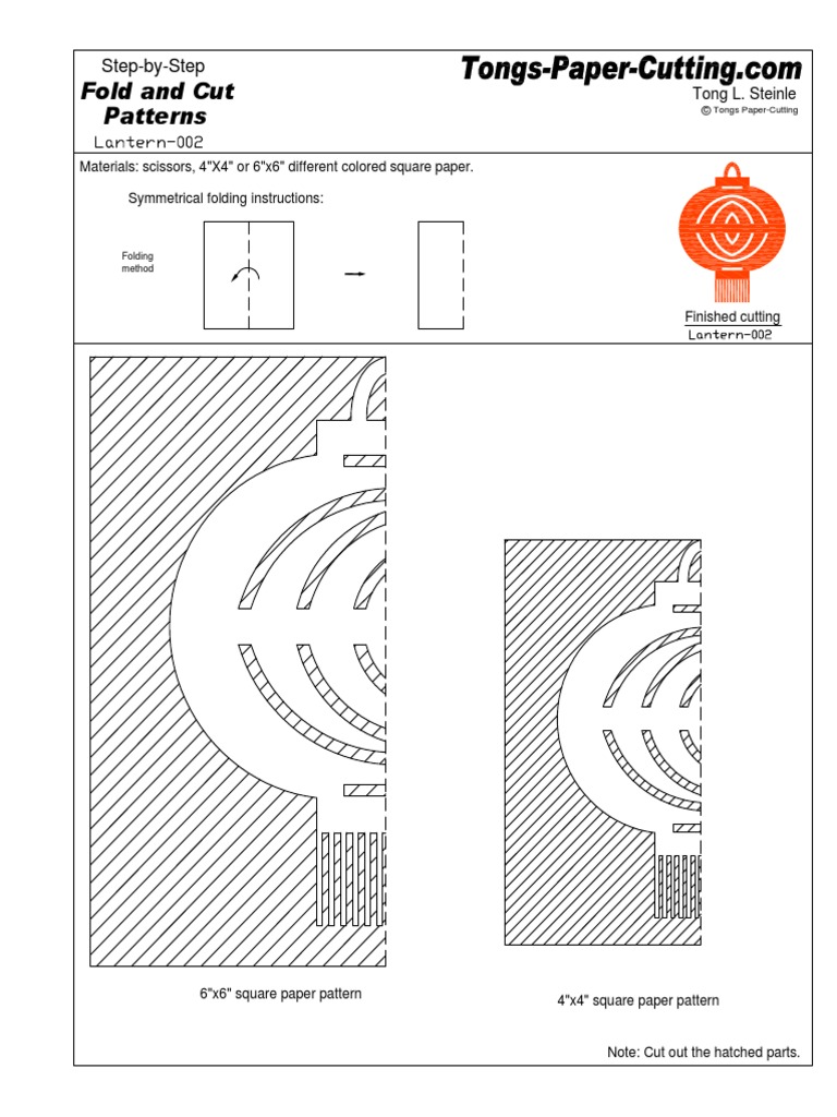 Fold and Cut Patterns: Step-by-Step | PDF