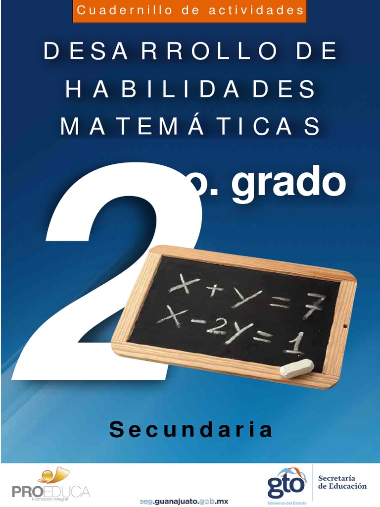 Cuadernillo Mat 2 Secundaria PDF | Descargar gratis PDF | Matemática ...