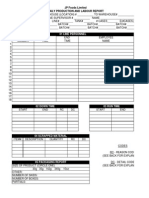 01 Line Personnel: JP Foods Limited Daily Production and Labour Report