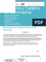 Logística y Cadena  de SuministrosPLANEACION DE REQUERIMIENTO DE RECURSOS.pptx