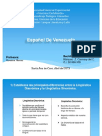 Espanol de Venezuela PDF