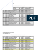 Jadwal Kuliah Sarmag Sistem Informasi 2012 Trimester 6