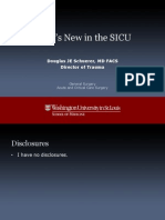 What's New in The SICU: Douglas JE Schuerer, MD FACS Director of Trauma