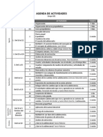 Agenda de Actividades